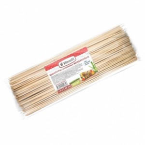 Шампур деревянный бамбук 0,3*30см по 100 шт Komfi KWS230С