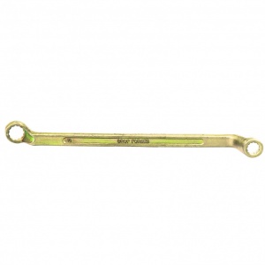 Ключ накидной 10*11мм Желтый цинк Сибертех 14616